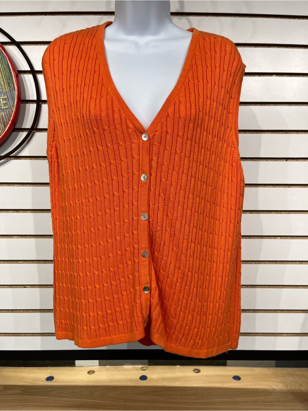 Foxcroft sweater vest size XL - Picture 2 of 8